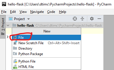 Flask tutorial: Create a Flask application in PyCharm